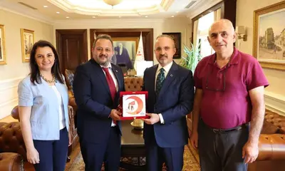 Çanakkale Kızılay Heyetinden Bakan Yardımcısı Turan'a ziyaret