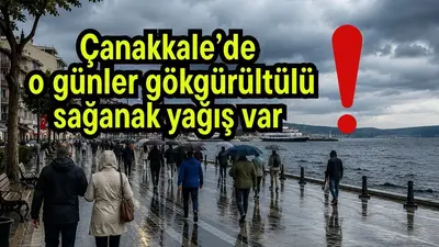 Gökçeada'da Hafta Ortası Gökgürültülü Sağanak Kapıda