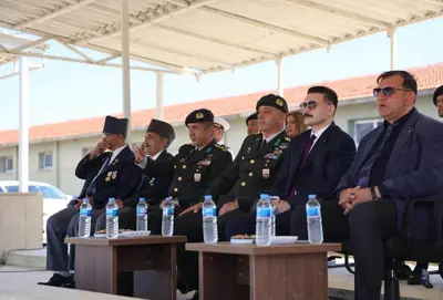 Kaymakam Osman Acar, Turk Kara Kuvvetleri'nin 2235'inci Kurulus Yil Donumu Torenine Katildi