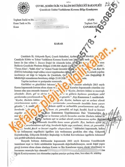 Kefaloz Sahili İçin Çevre ve Şehircilik'ten Kritik Karar: Şezlong ve Şemsiyelere Geçit Yok