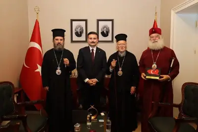 Ruhani Liderlerden Gökçeada Kaymakamı Osman Acar'a Ziyaret