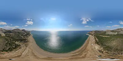 Gizli Liman (geniş açı) 360 panorama