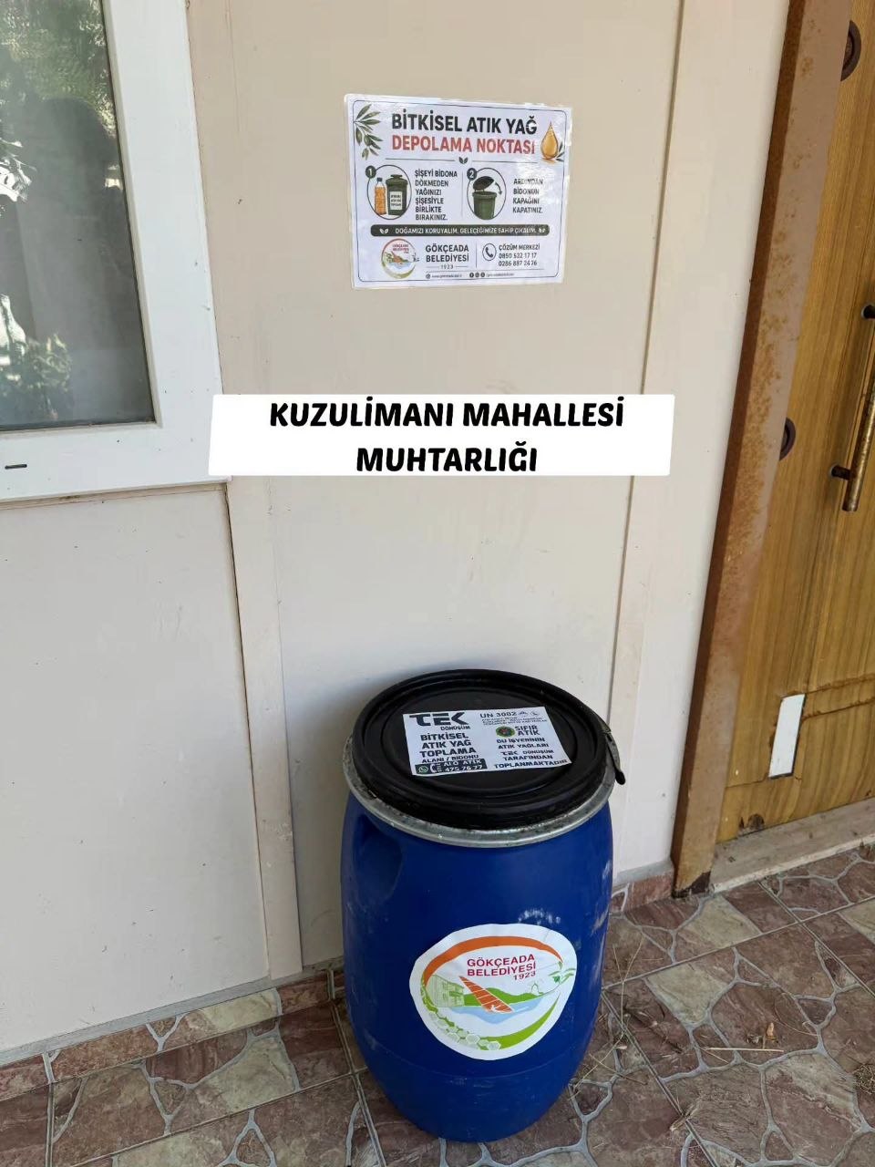 Atık yağ toplama noktası