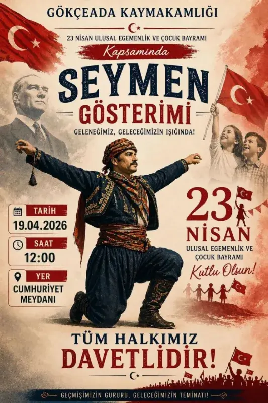 Ankara Seymenleri 23 Nisan İçin Gökçeada'da Sahne Alıyor