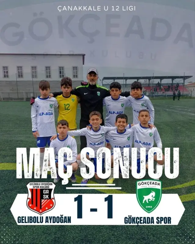U-12 Futbol Takımımız Gelibolu Deplasmanından 1 Puanla Dönüyor