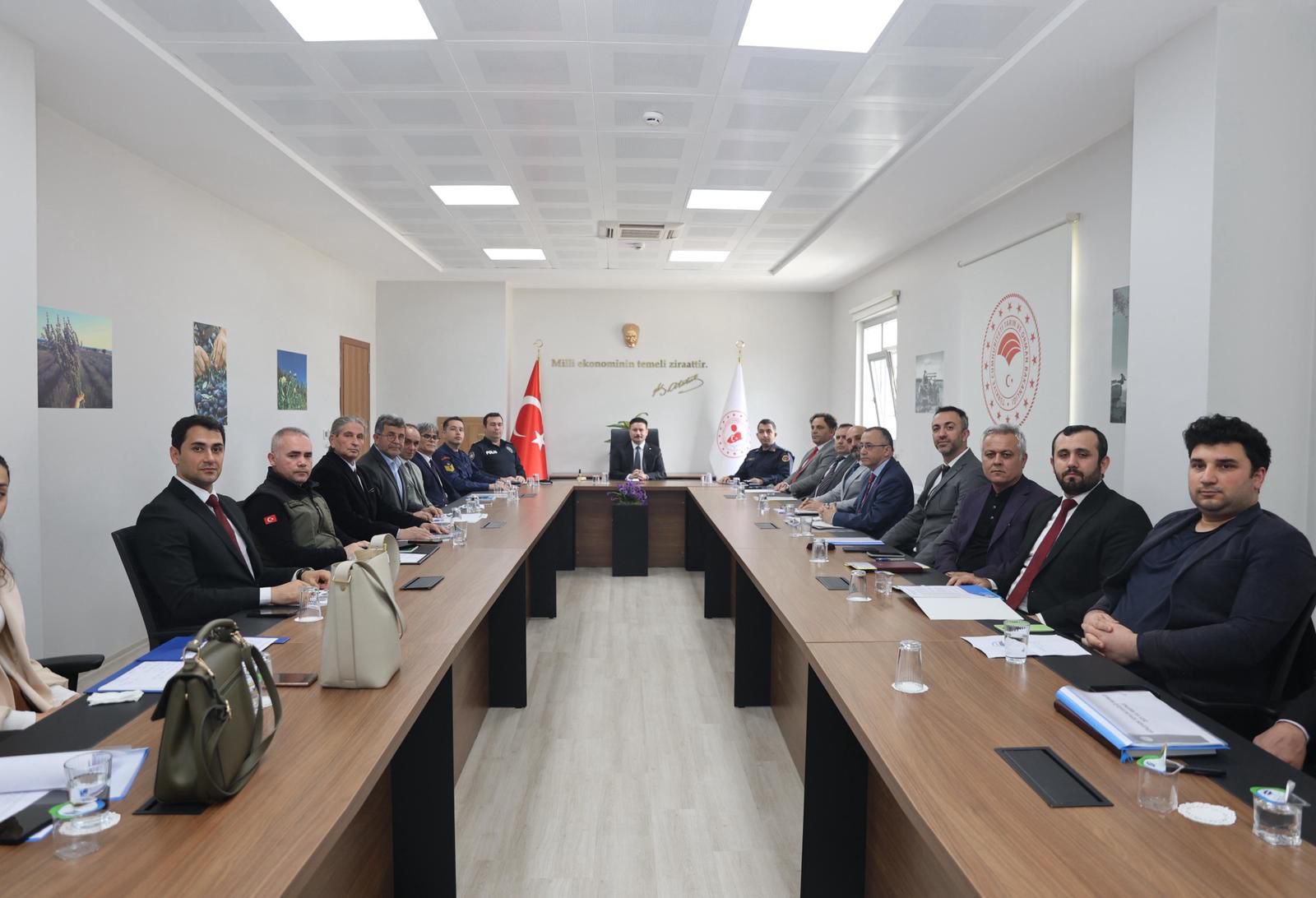 Kaymakam Osman Acar Başkanlığında Koordinasyon ve Değerlendirme Toplantısı Gerçekleştirildi