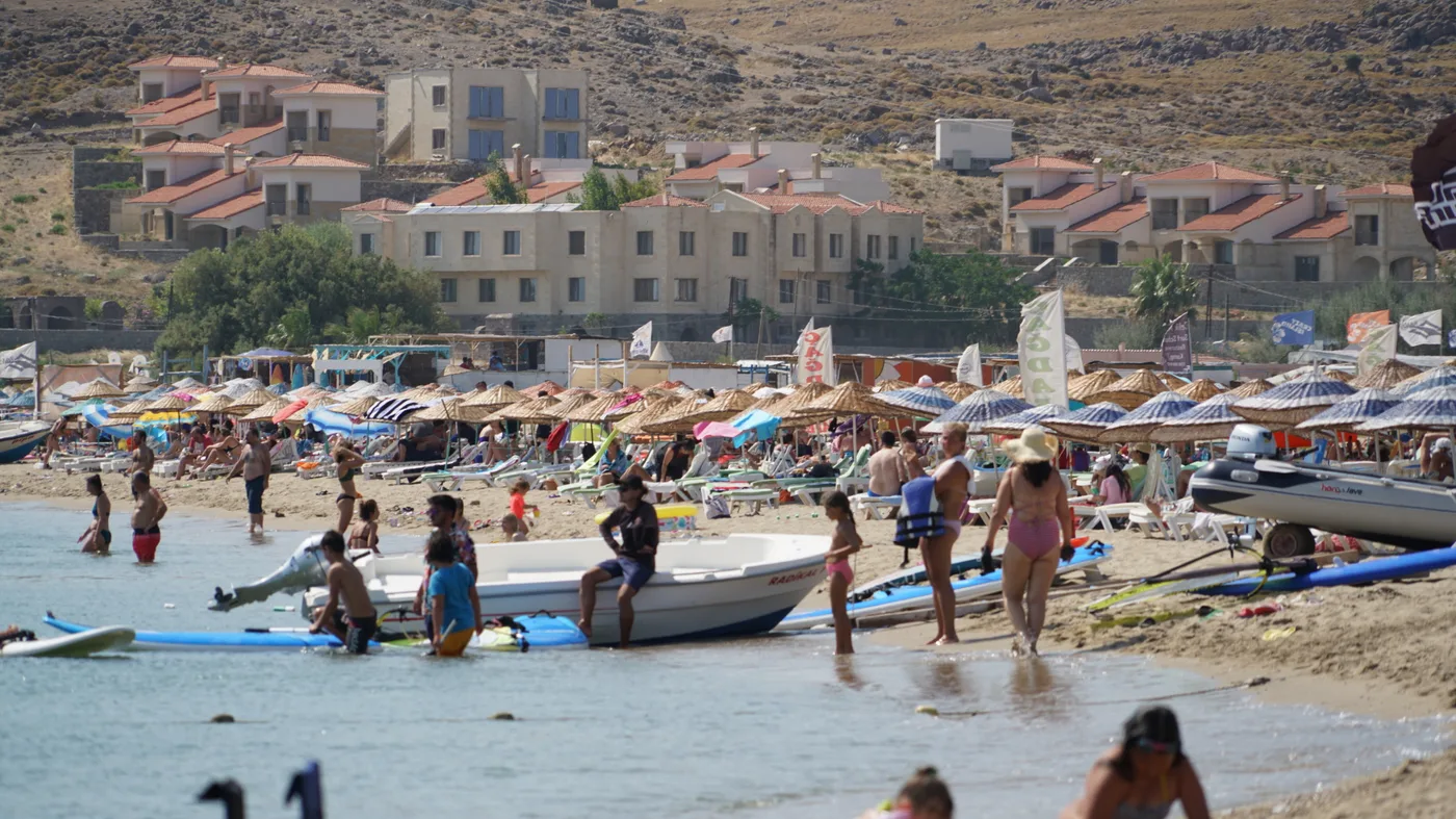 Gökçeada Kefalos - Tuz Gölü ve flamingolar