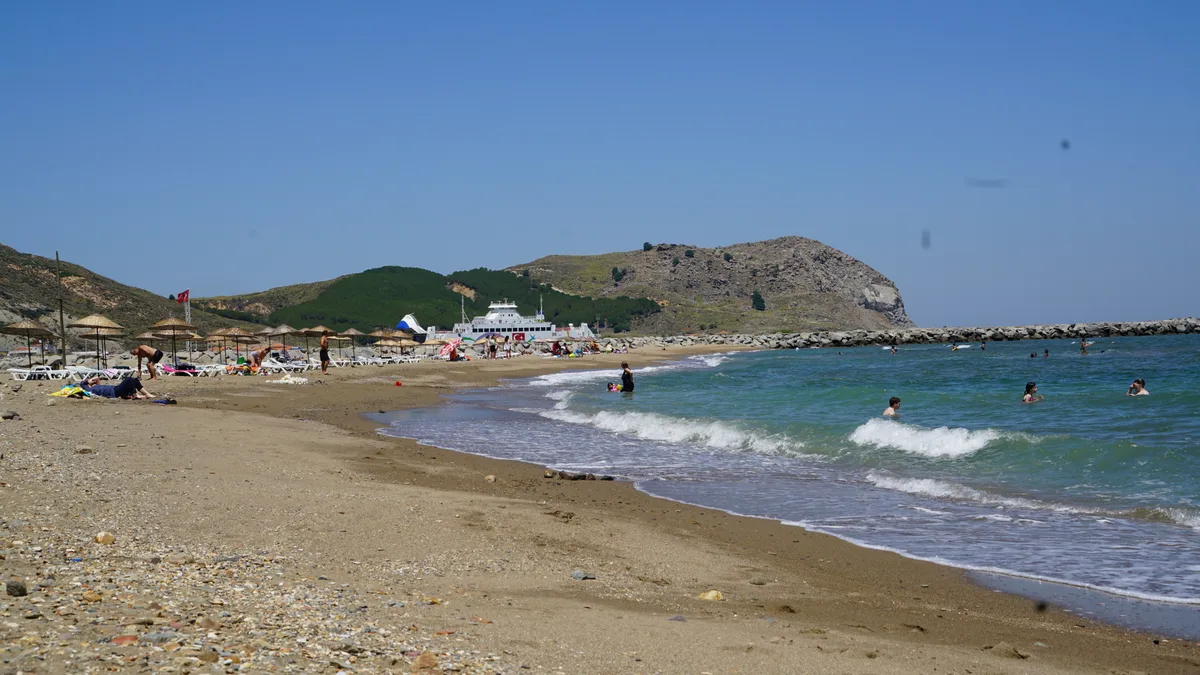 Kuzulimanı kamp alanı - çadır ve plaj