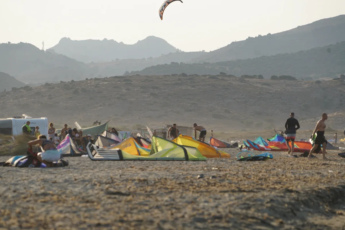 Gökçeada sörf manzarası