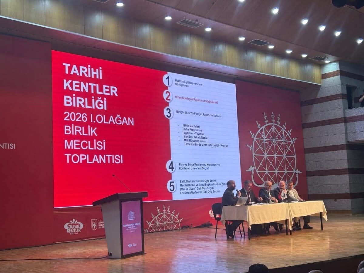 Gökçeada Belediyesi Tarihi Kentler Birliği Toplantısı'nda Ankara'da