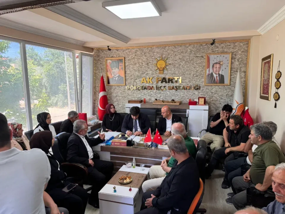 Bayramlaşma programından bir kare