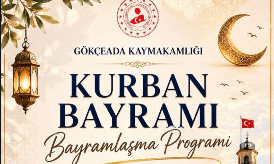 Gökçeada'da bayramlaşma coşkusu hükümet konağı bahçesinde yaşanacak