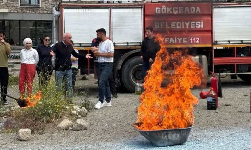 Hastanede Alarm Verildi! Gökçeada'da Nefes Kesen Tatbikat