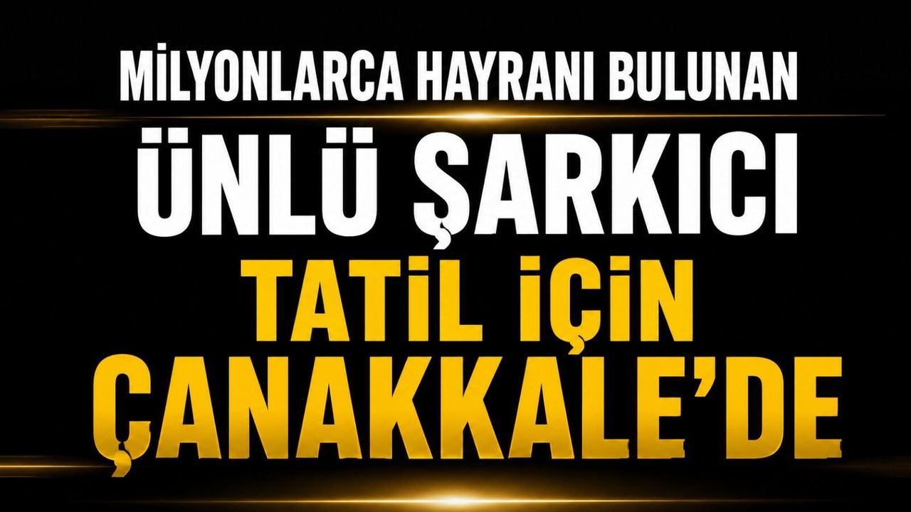 Ünlü Rapçi Sefo Tatil İçin Gökçeada'yı Seçti