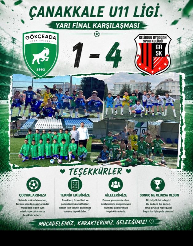 Yolun Sonu Değil, Yeni Bir Başlangıç! U-11 Takımımız Yarı Finalde Mücadele Etti