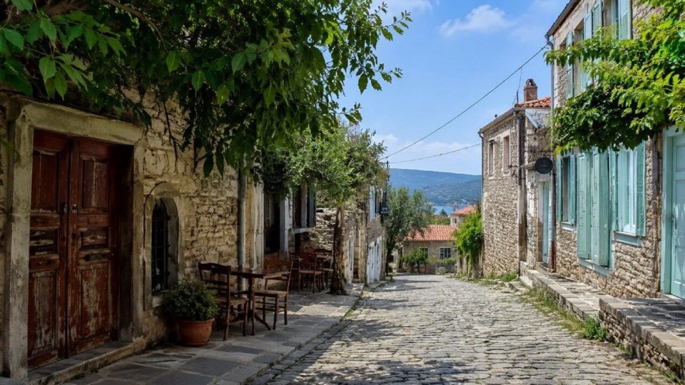 Zeytinliköy: Ege'nin Taş Sokaklı Saklı Cenneti Gökçeada'da Ziyaretçilerini Bekliyor