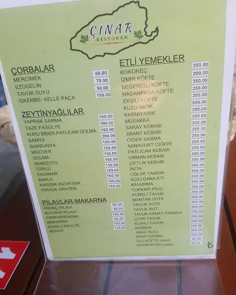 Çınar Restoran Gökçeada