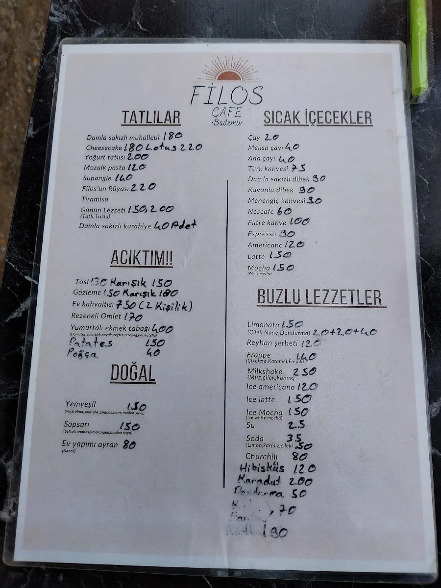 Filos cafe bademli (Eski köy kahvesi)