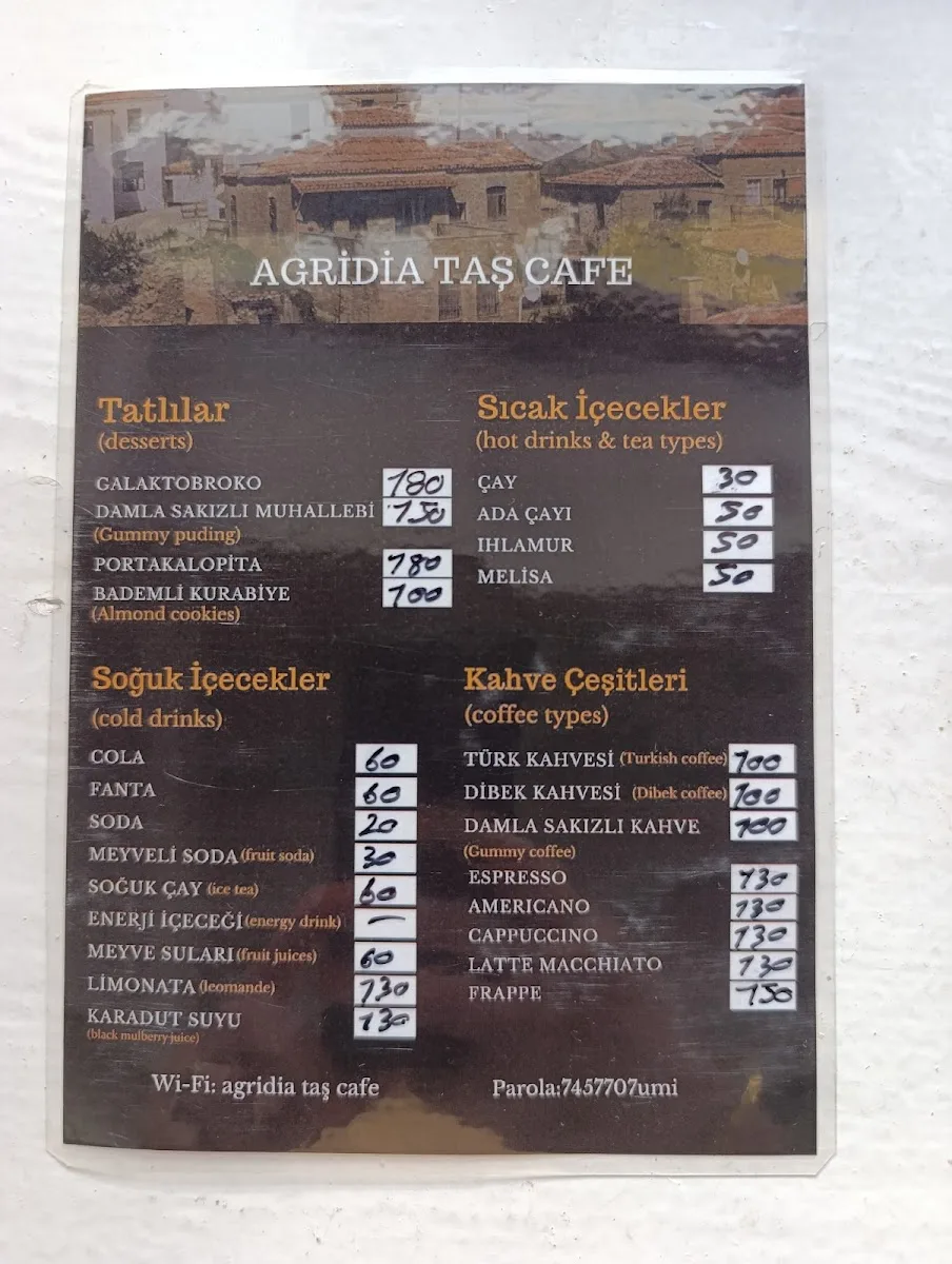 Agridia Taş Cafe Taş Apartlar